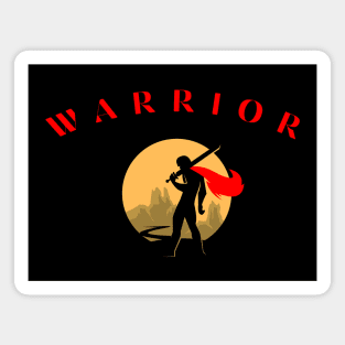 The Warrior Superhero Never Sleeps Magnet